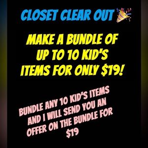 Closet Clear Out Bundle Offer